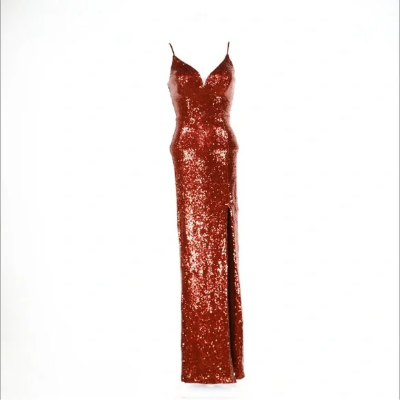 b smart red dress B. Smart Women's Dress
